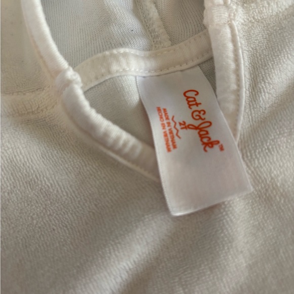 Cat & Jack White Kids Swim Coverup - Picture 4 of 5
